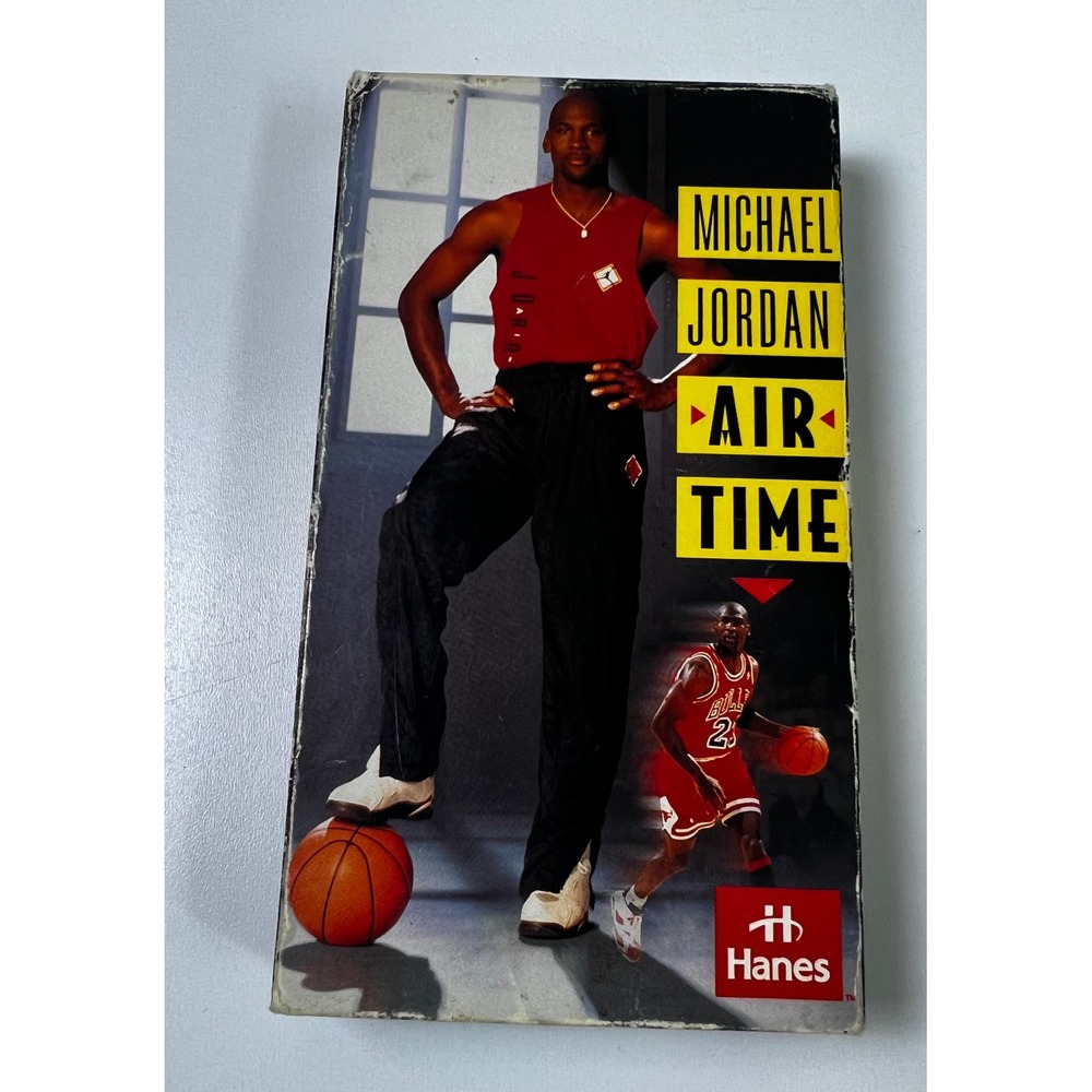 Michael Jordan Air Time VHS Tape CBS Fox Video NBA Hanes Collectible‎